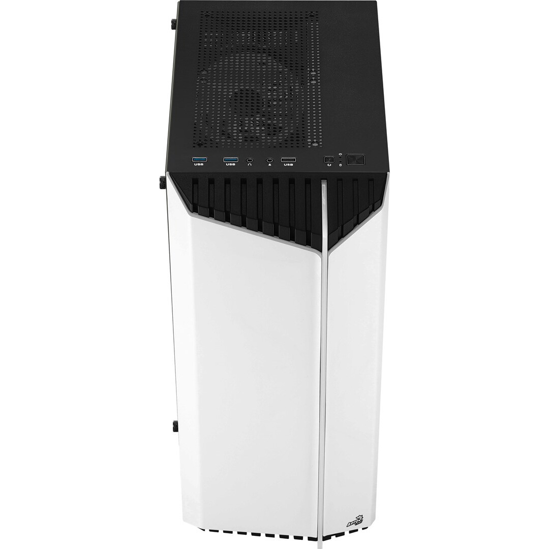 Datoru korpuss Aerocool Bionic Midi Tower White (AEROPGSBIONIC-G-WTV2) - foto 8
