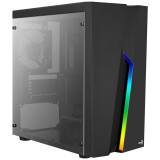 Datoru korpuss Aerocool Bolt Mini Mini-Tower Black (AEROPGSBOLTMINI-BK-R)