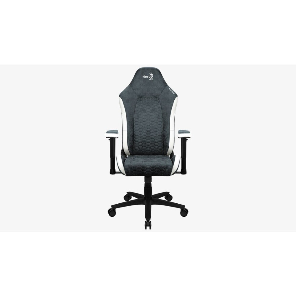 Datorkrēsls Aerocool Crown AeroSuede Blue, Steel (AEROCROWN-STEEL-BLUE)