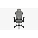 Datorkrēsls Aerocool Crown AeroSuede Stone Grey (AEROCROWN-STONE-GREY)