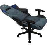 Datorkrēsls Aerocool DUKE AeroSuede Black,Blue (AEROAC-280DUKE-BK/BL)