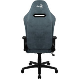 Datorkrēsls Aerocool DUKE AeroSuede Black,Blue (AEROAC-280DUKE-BK/BL)