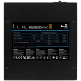 Barošanas bloks Aerocool LUX 650W (AEROLUX-650-80BRONZE)