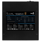 Barošanas bloks Aerocool LUX750 750 W (AEROLUX-750-80BRONZE)