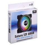 Korpusa dzesētājs AEROCOOL PGS SATURN 12F ARGB 6P (AEROPGSSATURN-12F-AR)
