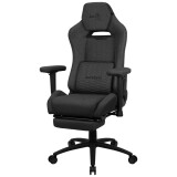 Datorkrēsls Aerocool ROYALASHBK Black (AEROROYAL-ASH-BLACK)