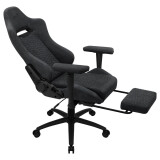 Datorkrēsls Aerocool ROYALSLATEGR Black (AEROROYAL-SLATE-GREY)