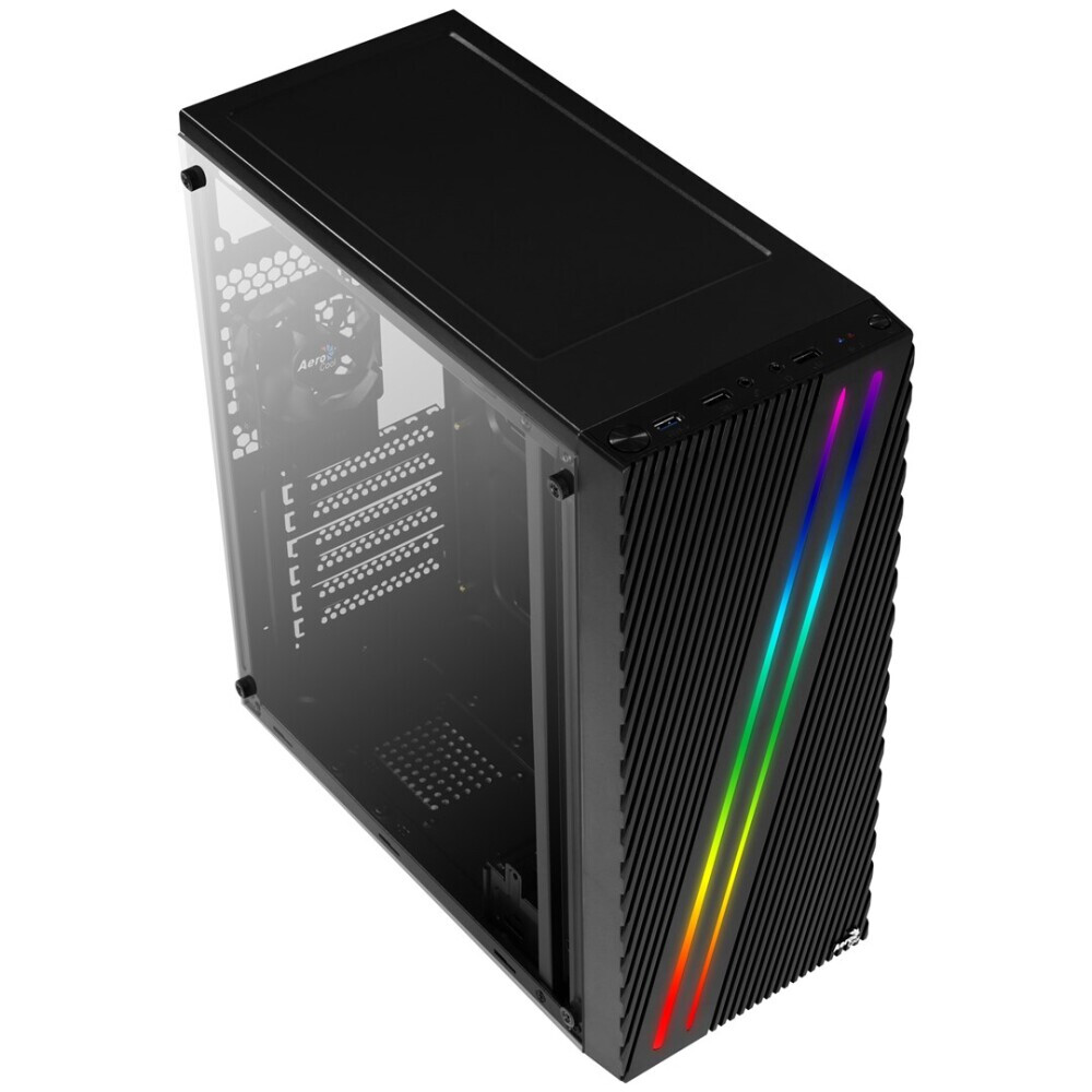 Datoru korpuss Aerocool Streak Midi Tower Black (ACCM-PV19012.11) - foto 5