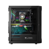 Datoru korpuss Logic PORTOS ARGB Mini Tower Black (AT-PORTOS-10-0000000-0002)