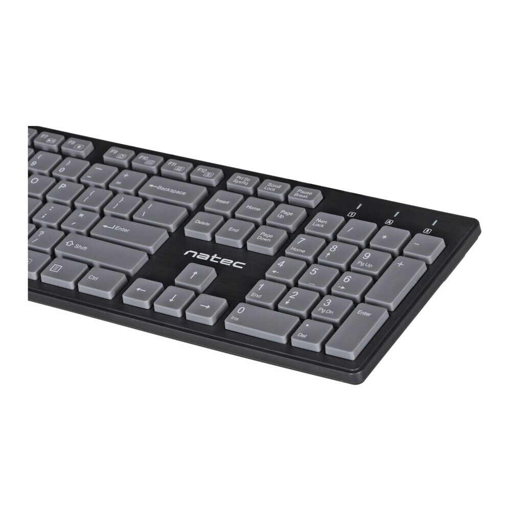 Tastatūra NATEC Discus 2 ENG Slim Black (NKL-1829) - foto 3