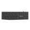 Tastatūra NATEC NAUTILUS SLIM ENG Black (NKL-1950)