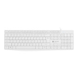 Tastatūra NATEC NAUTILUS SLIM ENG White (NKL-1951)