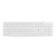 Tastatūra NATEC NAUTILUS SLIM ENG White (NKL-1951)