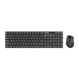 Tastatūra + pele Natec Kit 2in1 Stingray ENG Black (NZB-1440)