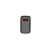 NATEC MAINS RIBERA USB-A 18W BLACK (NUC-2058)