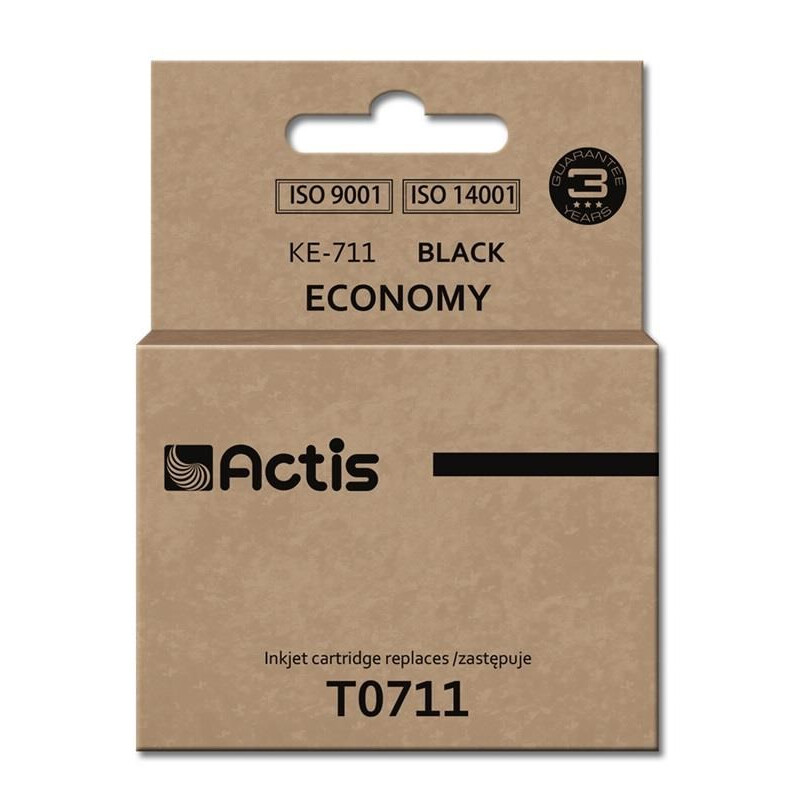 Actis KE-711 ink (replacement for Epson T0711/T0891/T1001; Standard; 15 ml; black) (KE-711)
