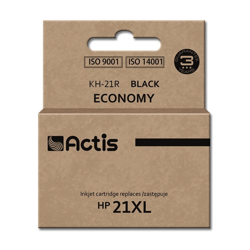 Actis KH-21R ink (replacement for HP 21XL C9351A; Standard; 20 ml; black) (KH-21R)