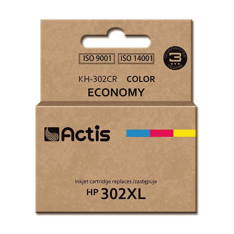 Actis KH-302CR ink (replacement for HP 302XL F6U67AE; Premium; 21 ml; color) (KH-302CR)