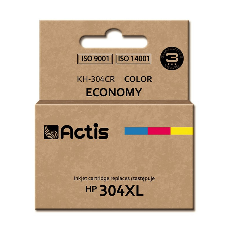 Actis KH-304CR ink (replacement for HP 304XL N9K07AE; Premium; 18 ml; color) (KH-304CR)