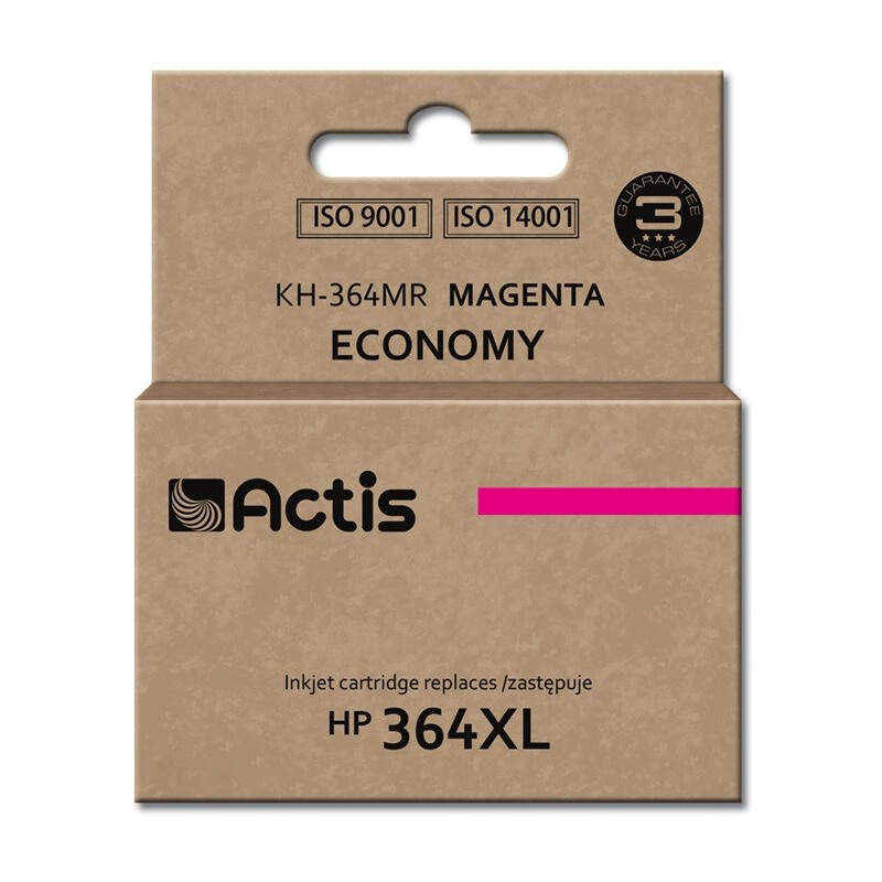 Kārtridžs Actis KH-364MR ink (replacement for HP 364XL CB324EE; Standard; 12 ml; magenta) (KH-364MR)