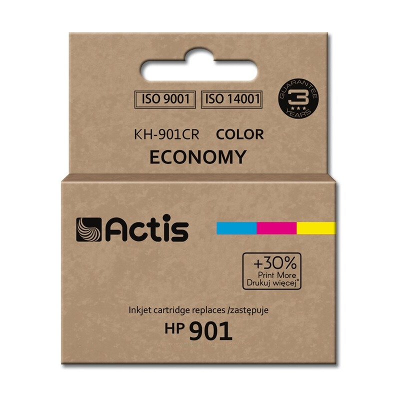Actis KH-901CR ink for HP printer; HP 901XL CC656AE replacement; Standard; 18 ml; color (KH-901CR)