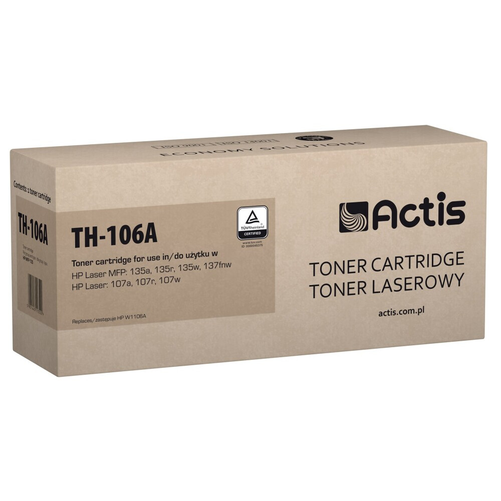 Actis TH-106A toner (replacement for HP 106A W1106A; Standard; 6000 pages; black) (TH-106A)