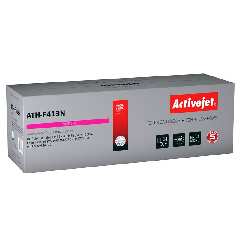 Activejet ATH-F413N (replacement for HP 410A CF413A; Supreme; 2300 pages; magenta) (ATH-F413N)