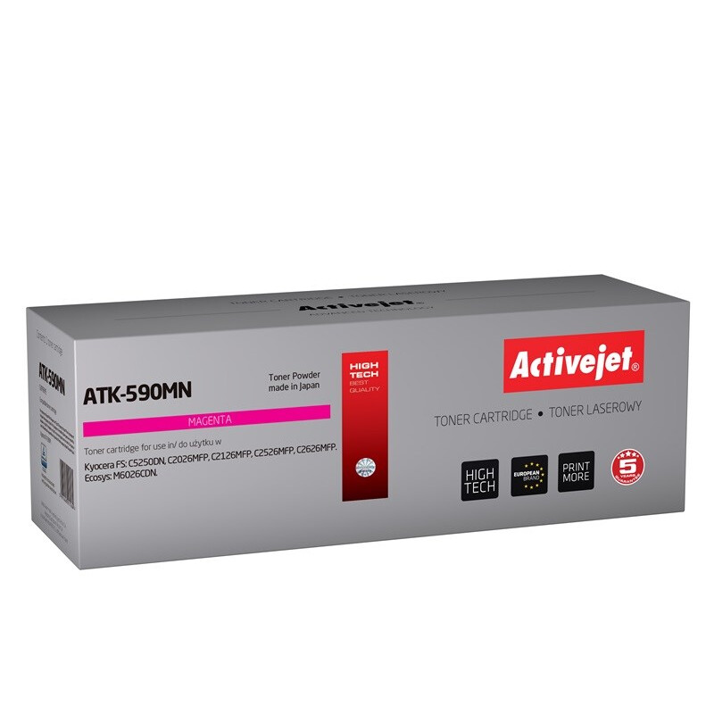 Activejet ATK-590MN (replacement for Kyocera TK-590M; Supreme; 5000 pages; magenta) (ATK-590M)