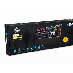 Tastatūra Aurora K-4 ENG Black (IKGMK4) - foto 2