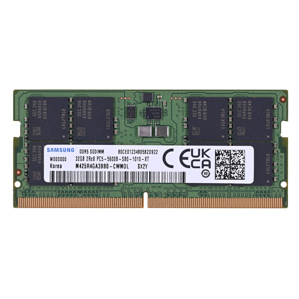Operatīvā atmiņa Samsung  PC5-44800 32GB DDR5 5600 MHz CL40 (M425R4GA3BB0-CWM)