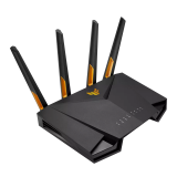 Rūteris (maršrutētājs) ASUS TUF Gaming AX3000 V2 Gigabit Ethernet Dual-band (2.4 GHz / 5 GHz) Black, Orange (KILASUROU0067)