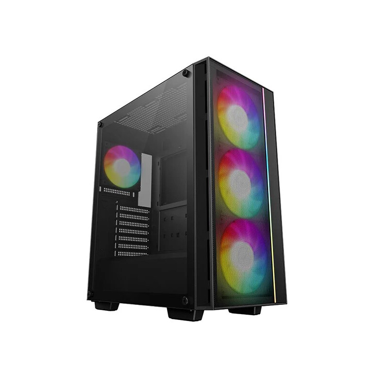 Datoru korpuss DeepCool MATREXX 55 MESH V4 C Black (R-MATREXX55-BCAGA4-G-4)