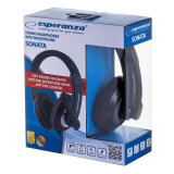 Austiņas Esperanza EH118 Black, Red (EH118)