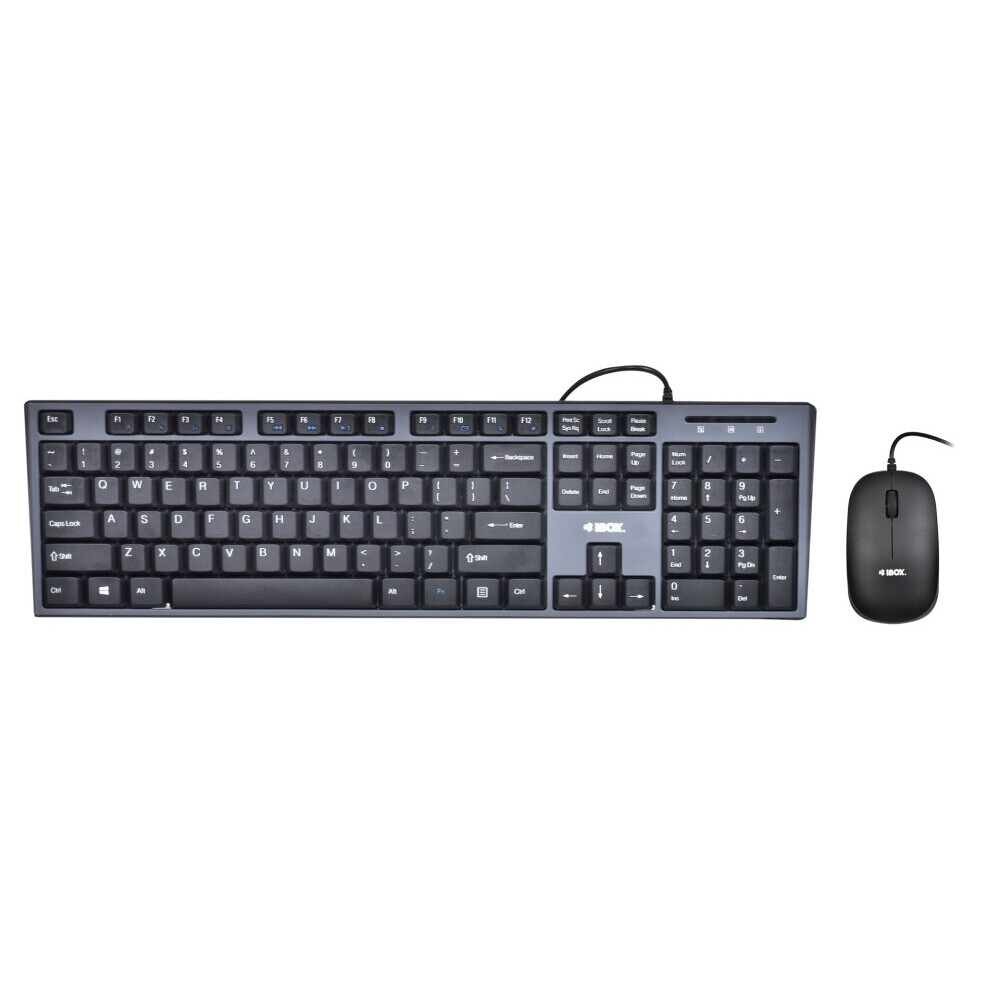 Clavier + souris iBox IKMS606 ENG Black (IKMS606)