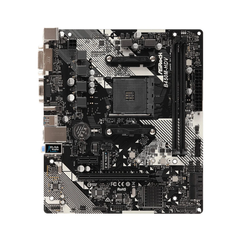 Pamatplate ASRock B450M-HDV R4.0 (B450M-HDV R4.0)