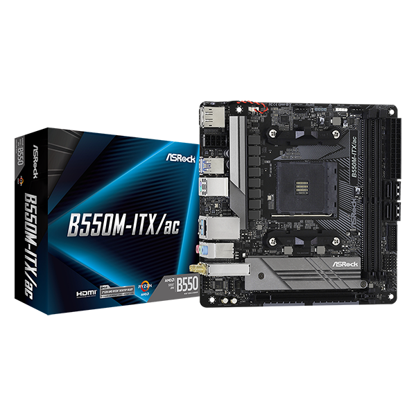 Pamatplate ASRock B550M-ITX/AC (B550M-ITX/AC)
