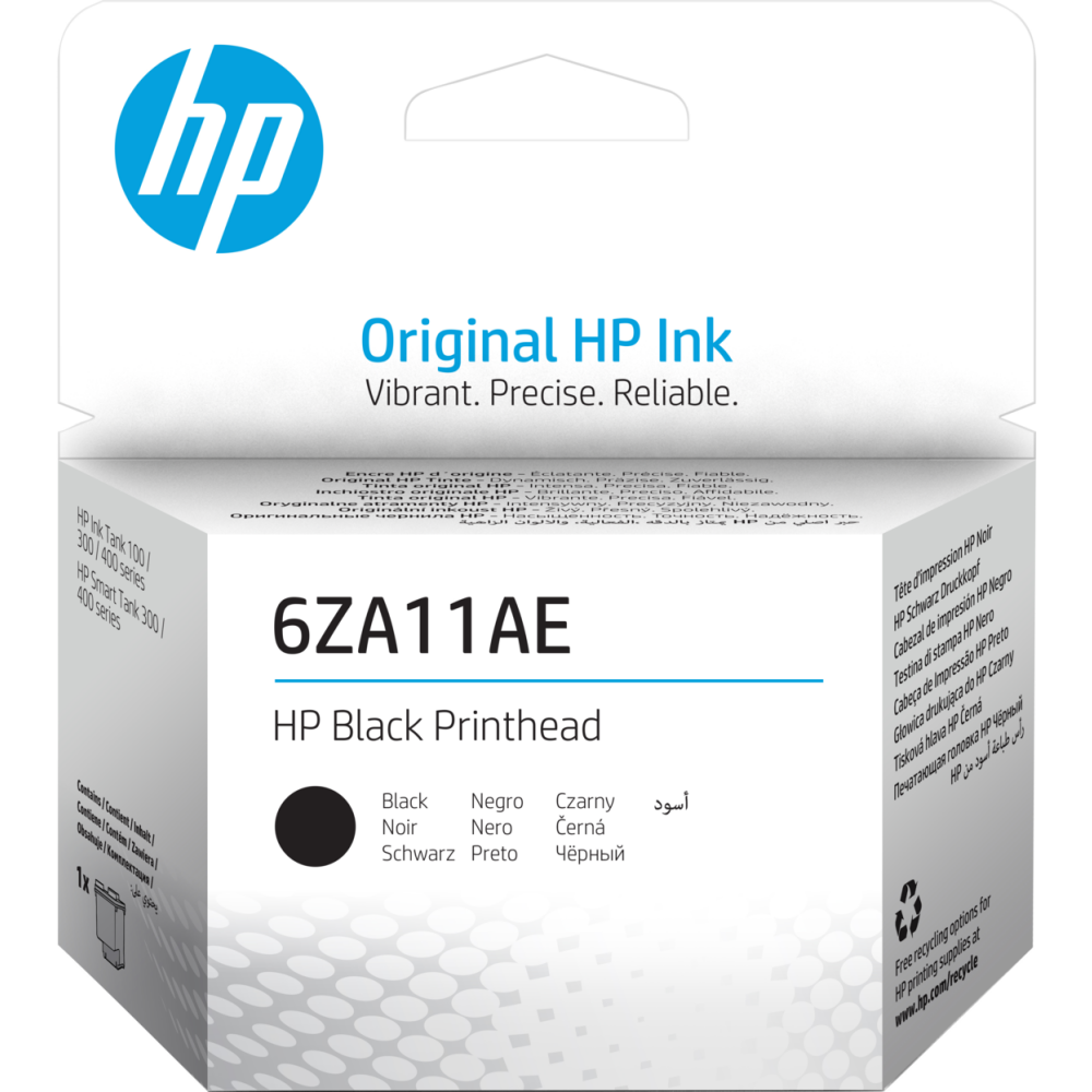 tête dimpression HP 6ZA11AE Black