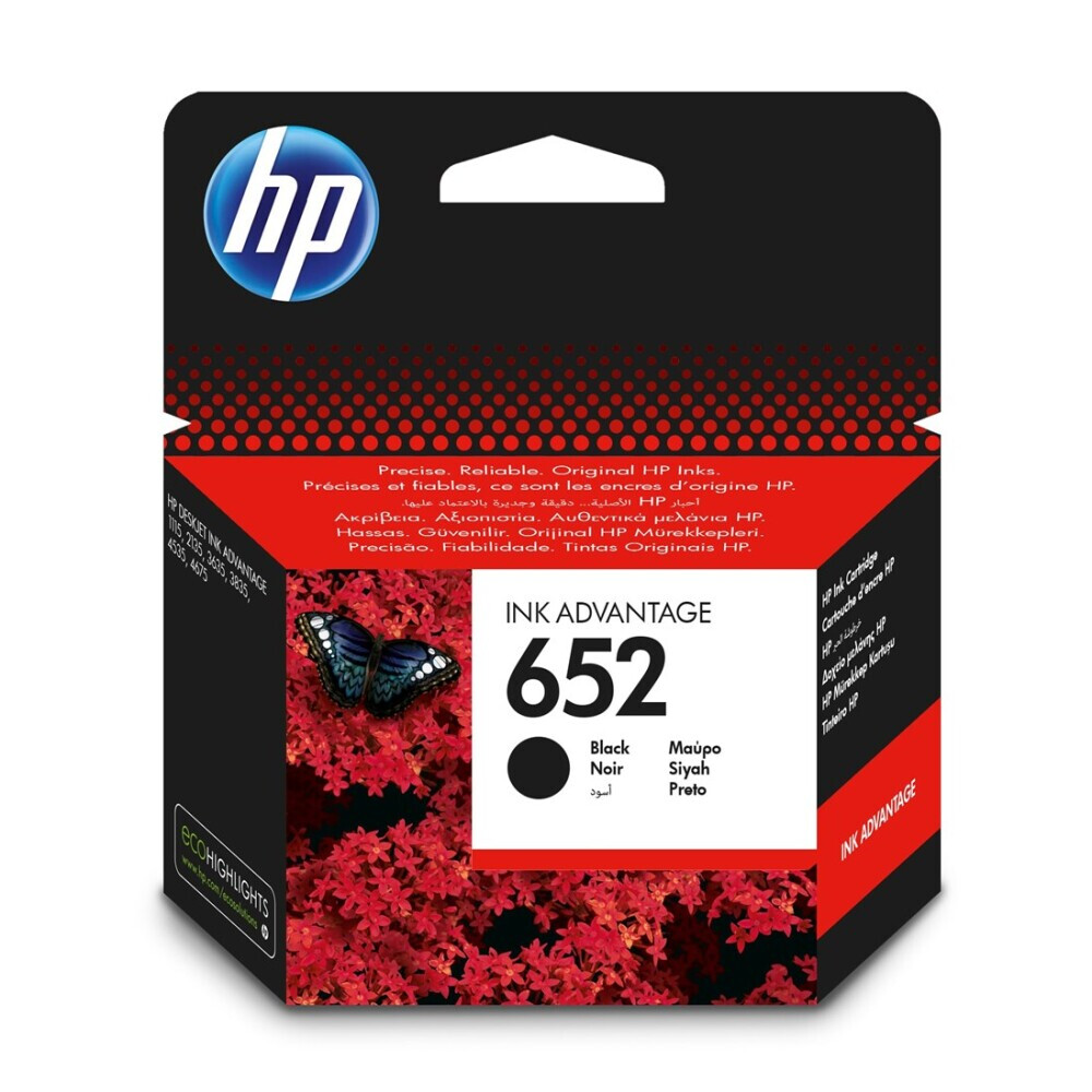 HP 652 Black (F6V25AE)
