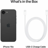Mobilais tālrunis APPLE IPHONE 16E 8/128GB Black (MD1Q4SX/A)