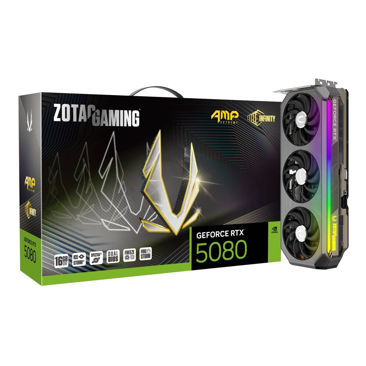 Carte graphique ZOTAC GAMING GeForce RTX 5080 AMP Extreme INFINITY NVIDIA 16 GB GDDR7 - ZT-B50800B-10P - photo 5
