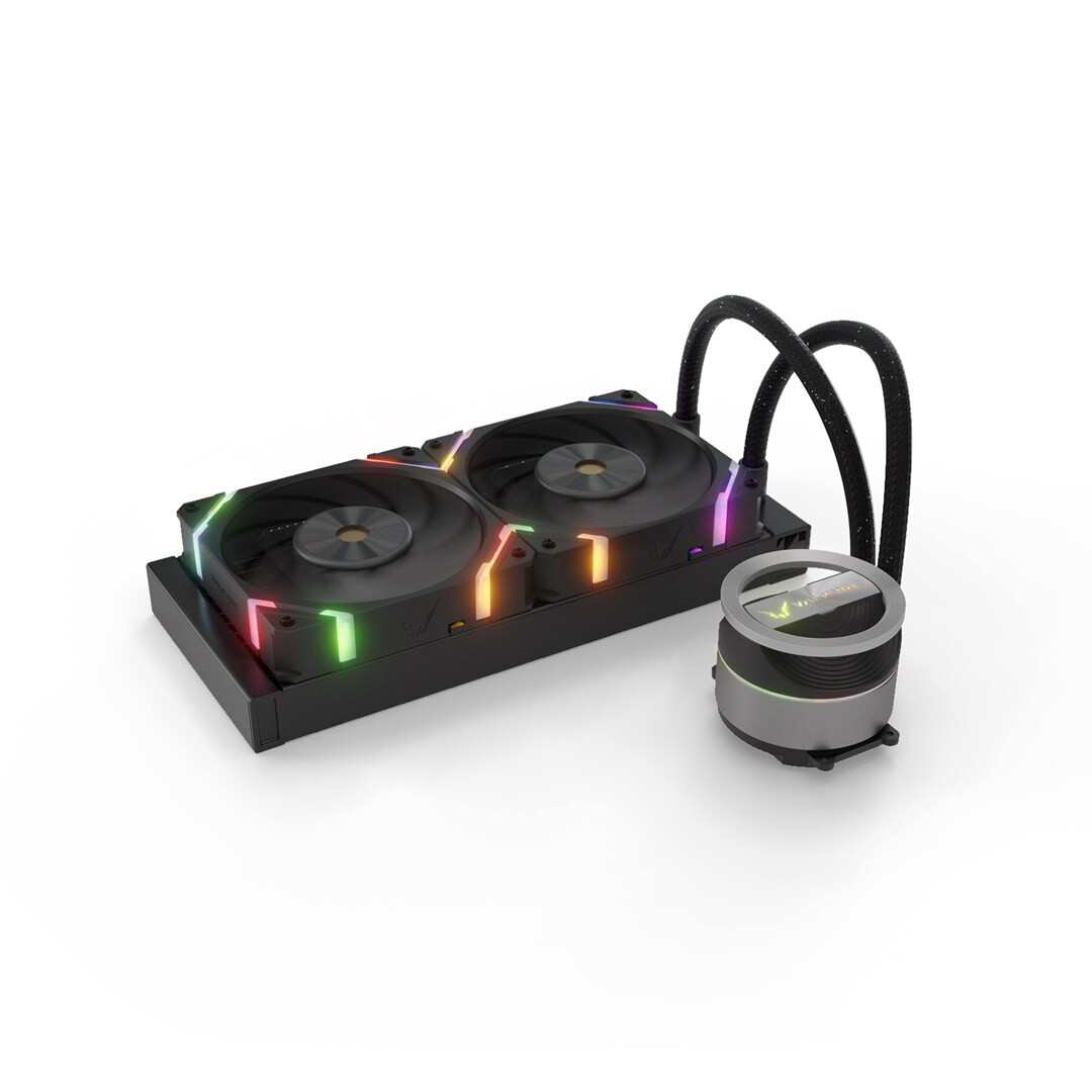 Ūdens dzesētājs Valkyrie Dragonfang 240 RGB - VK-AIODR240B