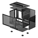 Datoru korpuss DeepCool CH160 Black (R-CH160-BKNGI0-G-1)