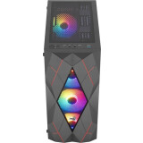 Datoru korpuss Aerocool PGS Volcan-G-BK-V1 (AEROPGSVOLCAN-G-BK-V1)