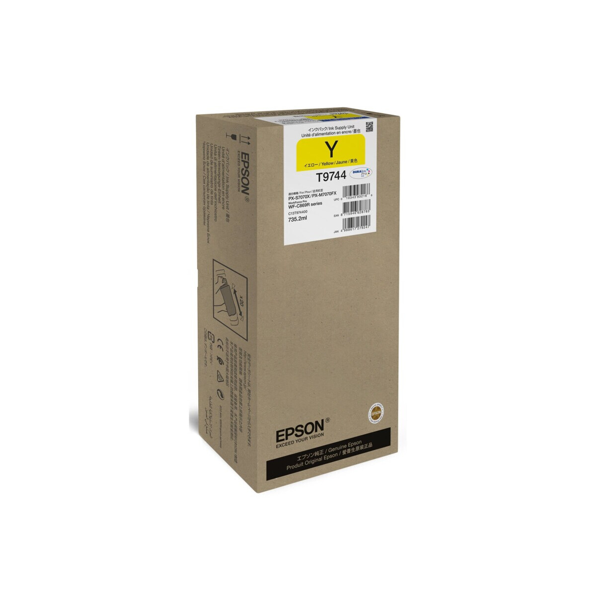 Printeris Epson T9744 Yellow (C13T97440N)