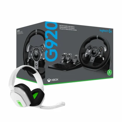 Stūre Logitech G920 Wheel + Xbox Astro A10 (991-000487)