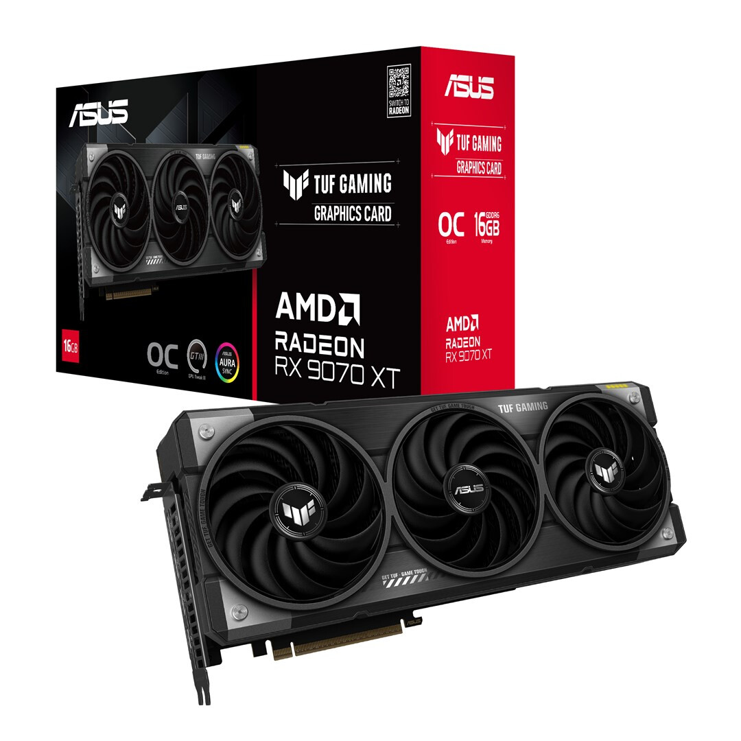 Videokarte ASUS AMD Radeon RX 9070 XT 16 GB GDDR6 OC  (90YV0L70-M0NA00) - foto 5