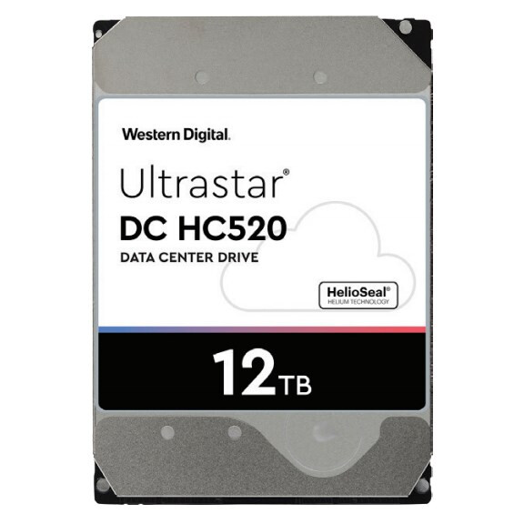 Cietais disks Western Digital Ultrastar DC HC520 12TB (0F29590)
