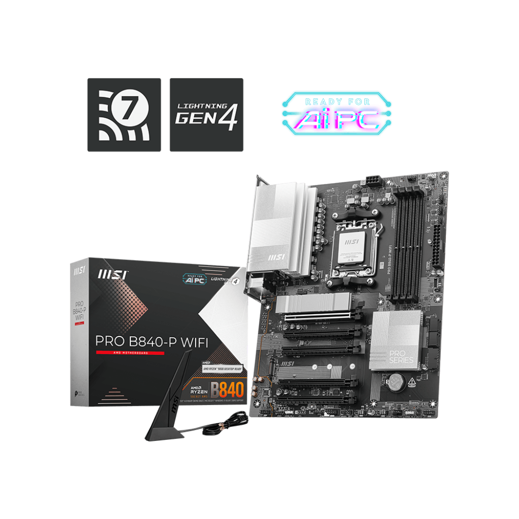 Pamatplate MSI PRO B840-P WIFI - foto 5