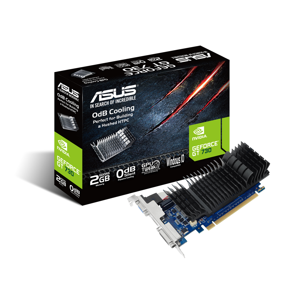 Videokarte NVIDIA GeForce GT 730 ASUS 2Gb (GT730-SL-2GD5-BRK) - foto 3