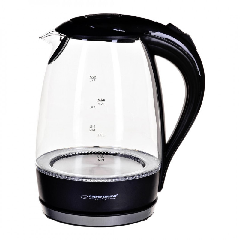 Tējkanna ESPERANZA EKK011K 1.7 L Glass 2200 W